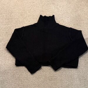 Elodie Black Cowl Neck Sweater